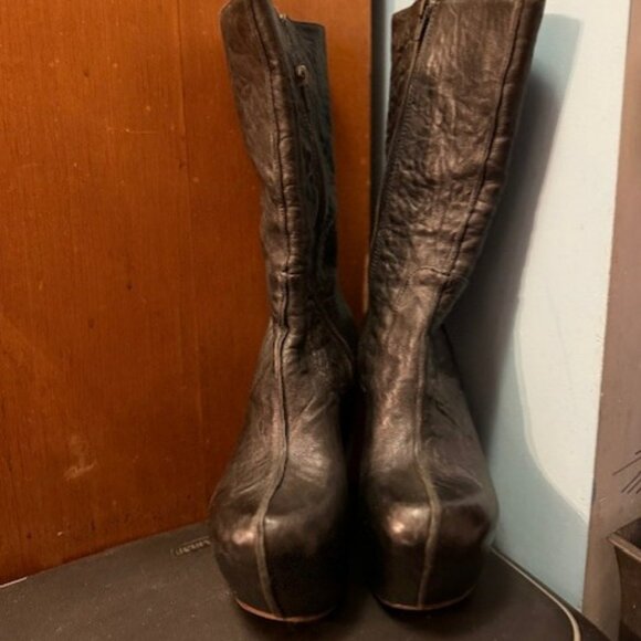 Gee Wa Wa Fatales THE CLAW - Clog Platform Boots – Vintage early mid aughts - Picture 4 of 16